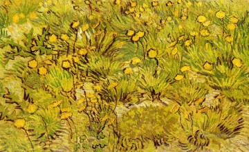 flowers Canvas - A Field of Yellow Flowers Vincent van Gogh